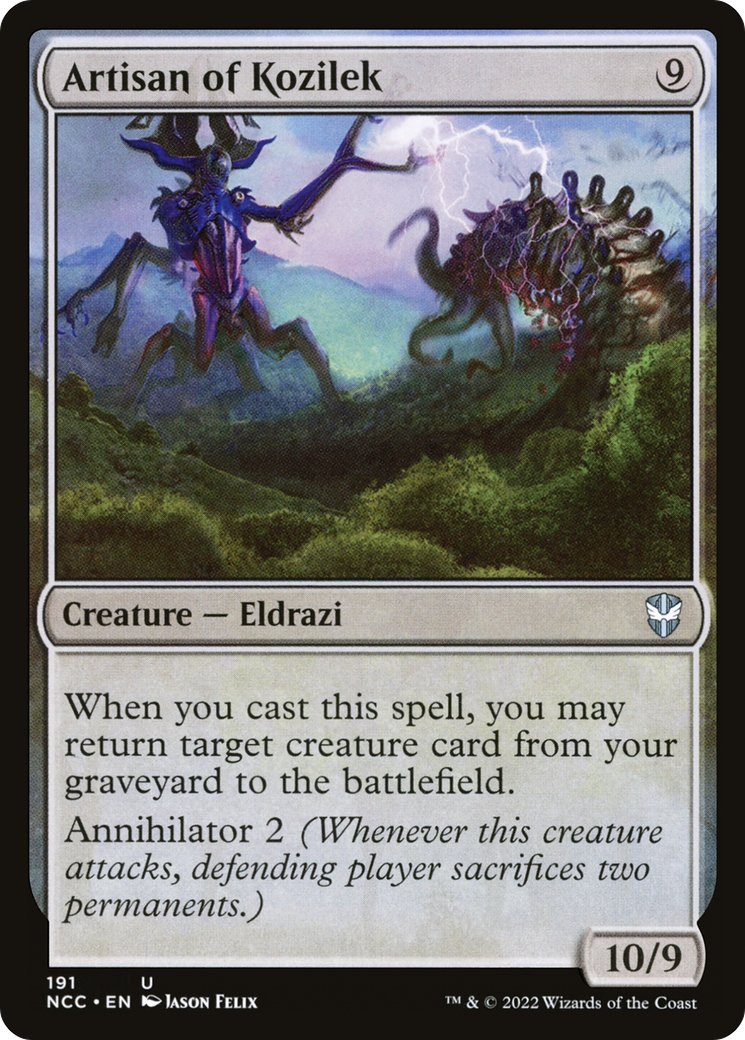 Artisan of Kozilek (NCC-191) - New Capenna Commander - Premium MTG Single from Wizards of the Coast - Just $0.47! Shop now at Game Crave Tournament Store