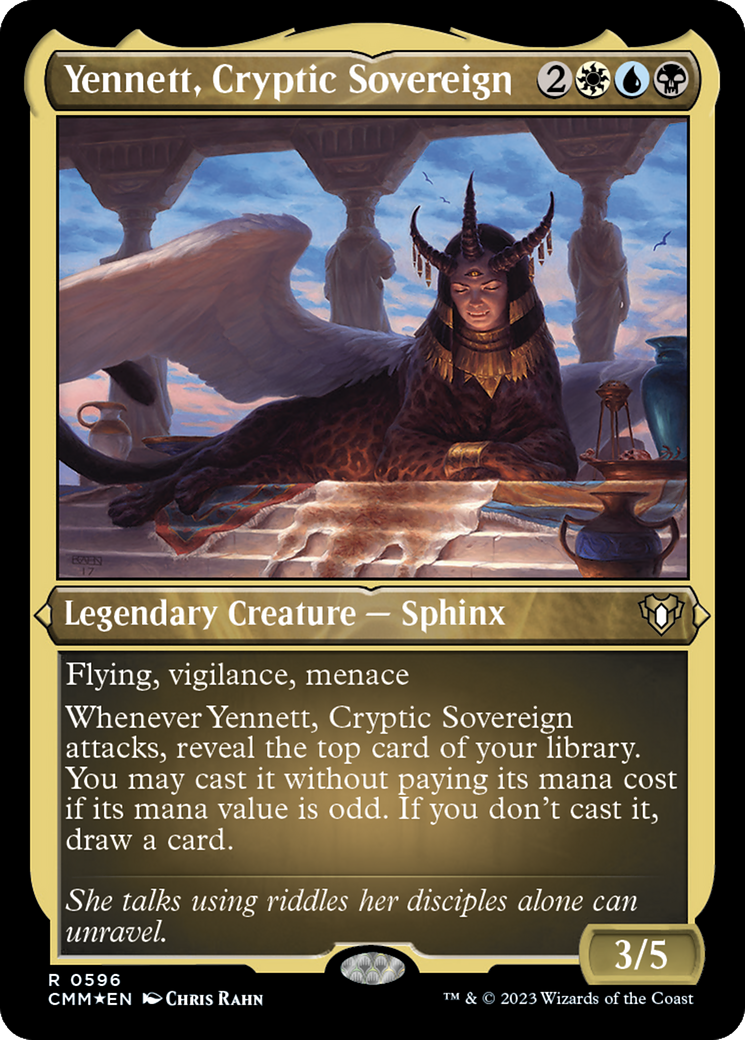 Yennett, Cryptic Sovereign (CMM-596) - Commander Masters Etched Foil - Premium MTG Single from Wizards of the Coast - Just $1.29! Shop now at Game Crave Tournament Store