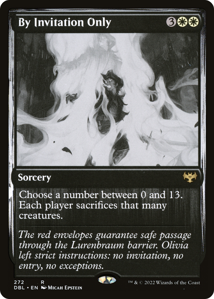 By Invitation Only (DBL-272) - Innistrad: Double Feature Foil - Premium MTG Single from Wizards of the Coast - Just $0.32! Shop now at Game Crave Tournament Store