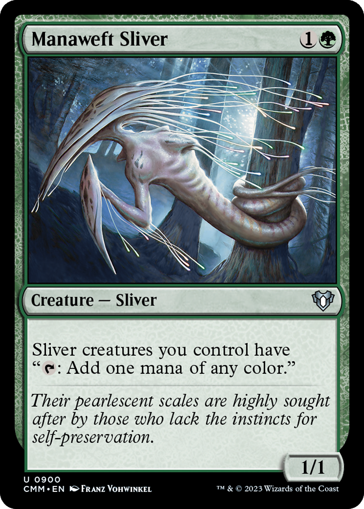 Manaweft Sliver (CMM-900) - Commander Masters - Premium MTG Single from Wizards of the Coast - Just $0.63! Shop now at Game Crave Tournament Store