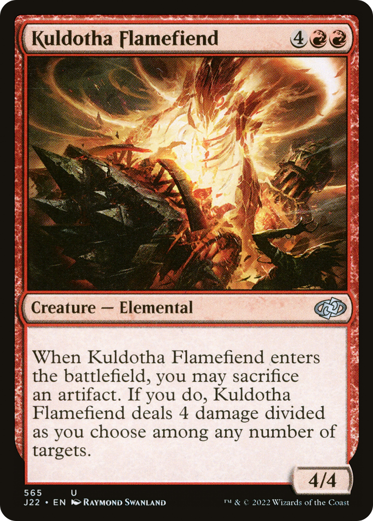 Kuldotha Flamefiend (J22-565) - Jumpstart 2022 - Premium MTG Single from Wizards of the Coast - Just $0.25! Shop now at Game Crave Tournament Store