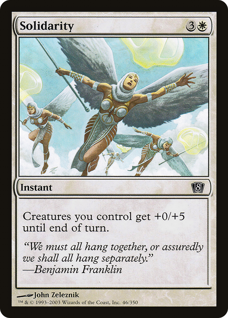 Solidarity (8ED-46★) - Eighth Edition Foil - Premium MTG Single from Wizards of the Coast - Just $0.42! Shop now at Game Crave Tournament Store