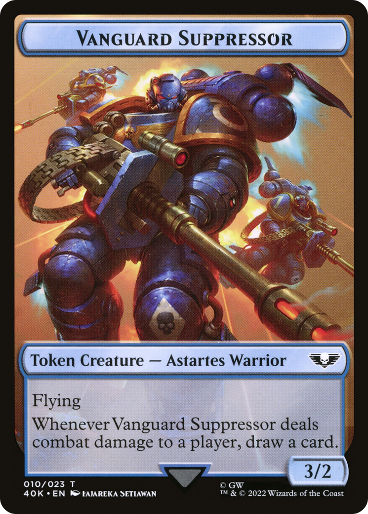 Vanguard Suppressor (T40K-010) - Warhammer 40,000 Tokens - Premium MTG Single from Wizards of the Coast - Just $0! Shop now at Game Crave Tournament Store
