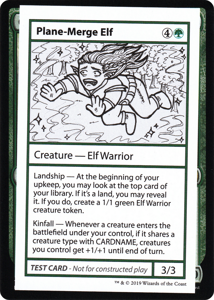 Plane-Merge Elf (CMB2-083) - Mystery Booster Playtest Cards 2021 - Premium MTG Single from Wizards of the Coast - Just $0.25! Shop now at Game Crave Tournament Store