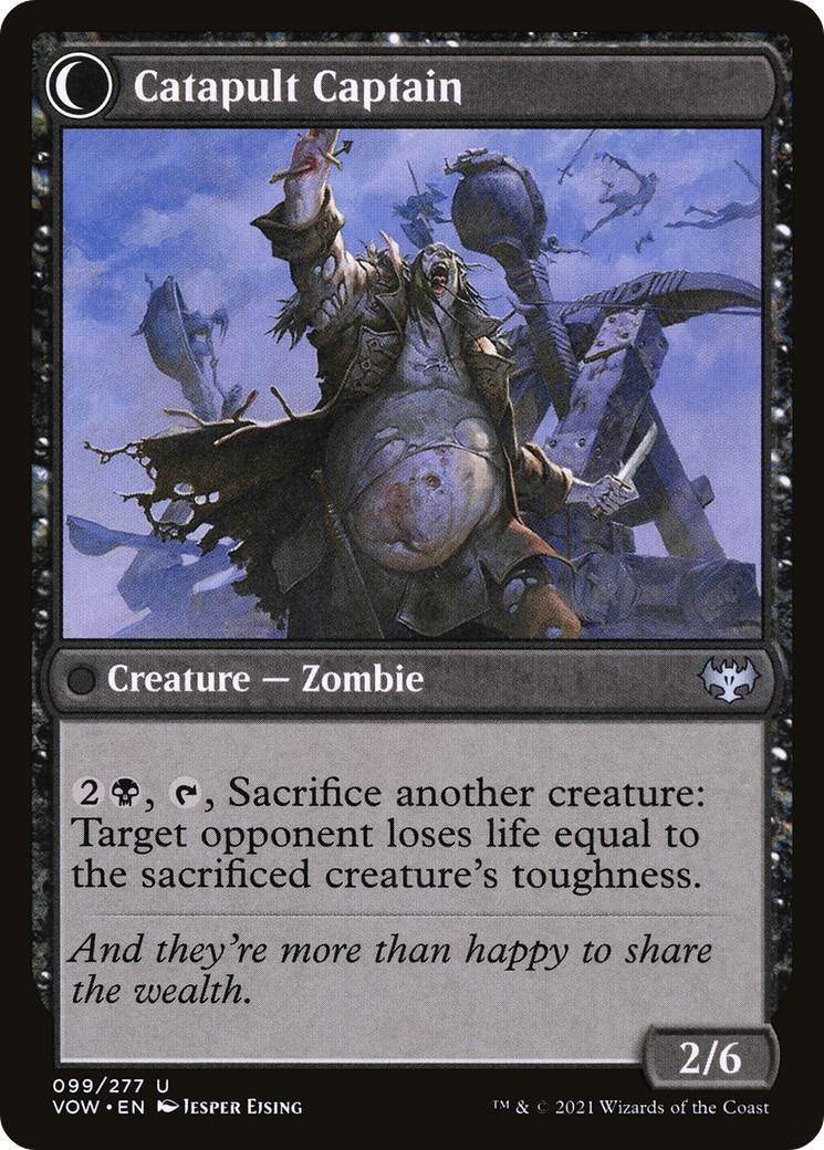 Catapult Fodder // Catapult Captain (VOW-099) - Innistrad: Crimson Vow: (Double Faced Transform) - Premium MTG Single from Wizards of the Coast - Just $0.25! Shop now at Game Crave Tournament Store