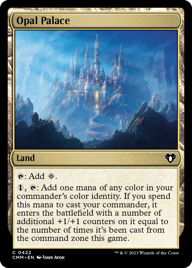 Opal Palace (CMM-422) - Commander Masters - Premium MTG Single from Wizards of the Coast - Just $0.08! Shop now at Game Crave Tournament Store
