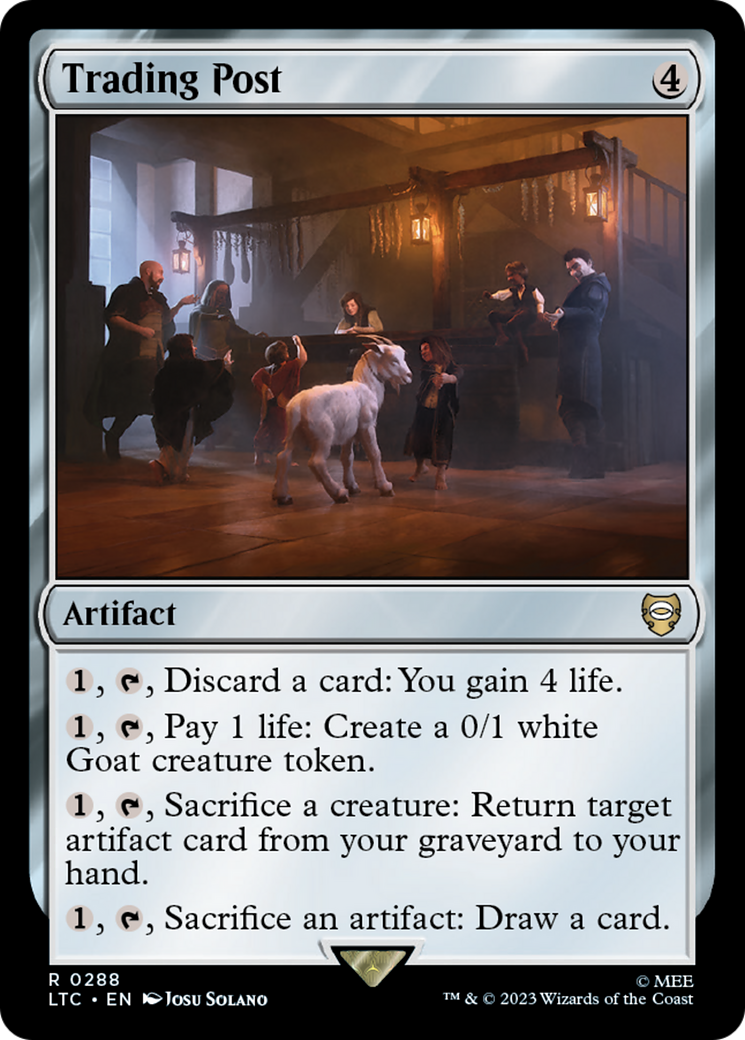 Trading Post (LTC-288) - Tales of Middle-earth Commander - Premium MTG Single from Wizards of the Coast - Just $0.08! Shop now at Game Crave Tournament Store