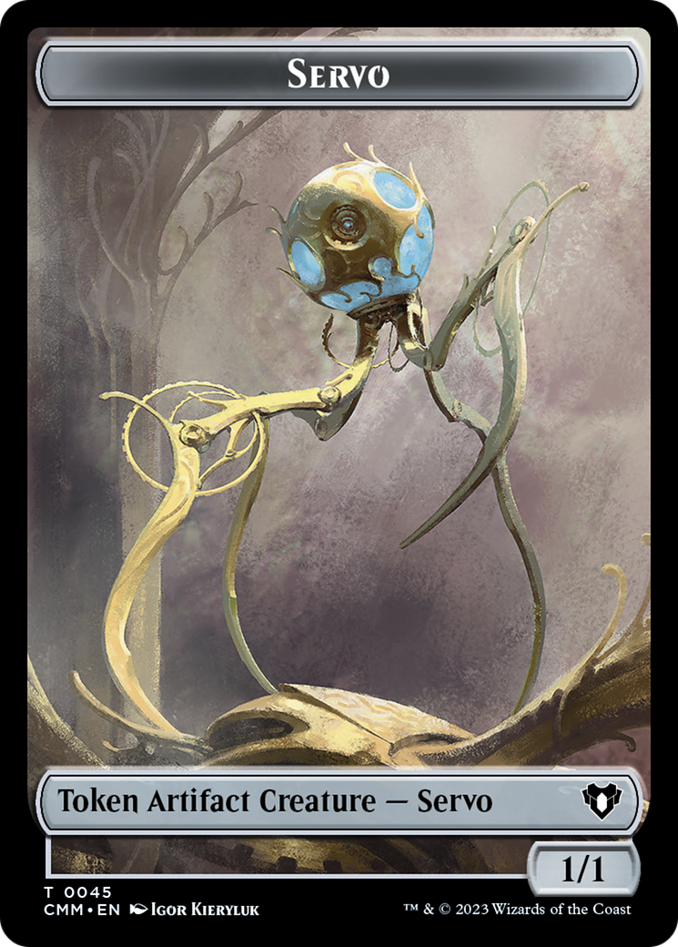 Servo (TCMM-045) - Commander Masters Tokens - Premium MTG Single from Wizards of the Coast - Just $0! Shop now at Game Crave Tournament Store
