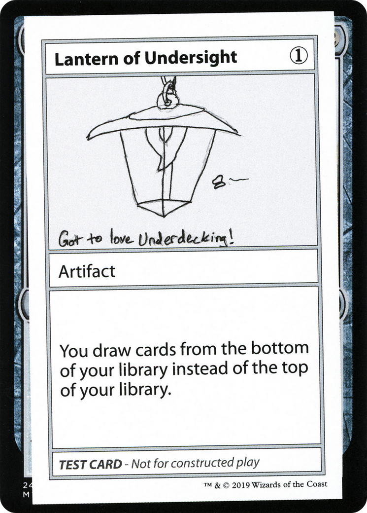 Lantern of Undersight (CMB2-106) - Mystery Booster Playtest Cards 2021 - Premium MTG Single from Wizards of the Coast - Just $0.25! Shop now at Game Crave Tournament Store