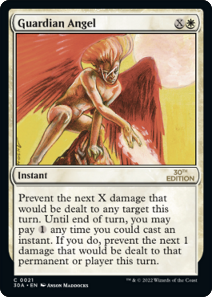 Guardian Angel (30A-021) - 30th Anniversary Edition - Premium MTG Single from Wizards of the Coast - Just $0.09! Shop now at Game Crave Tournament Store