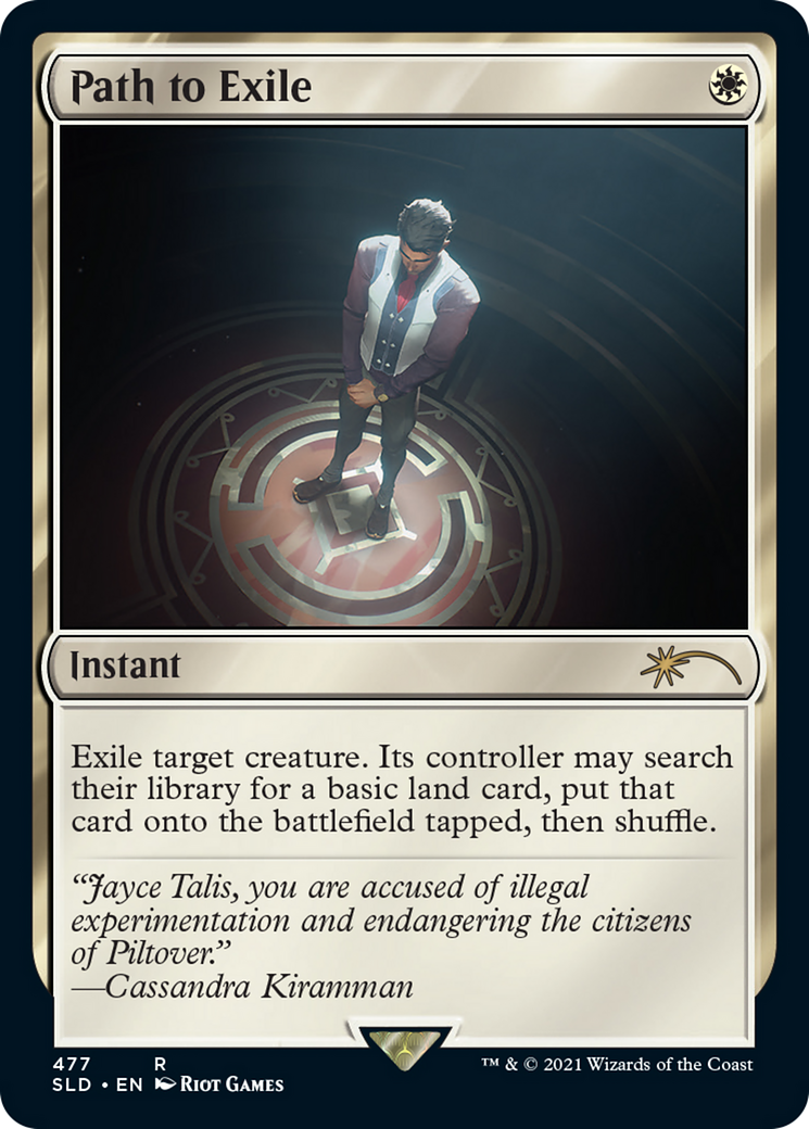 Path to Exile (SLD-477) - Secret Lair Drop - Premium MTG Single from Wizards of the Coast - Just $0.75! Shop now at Game Crave Tournament Store