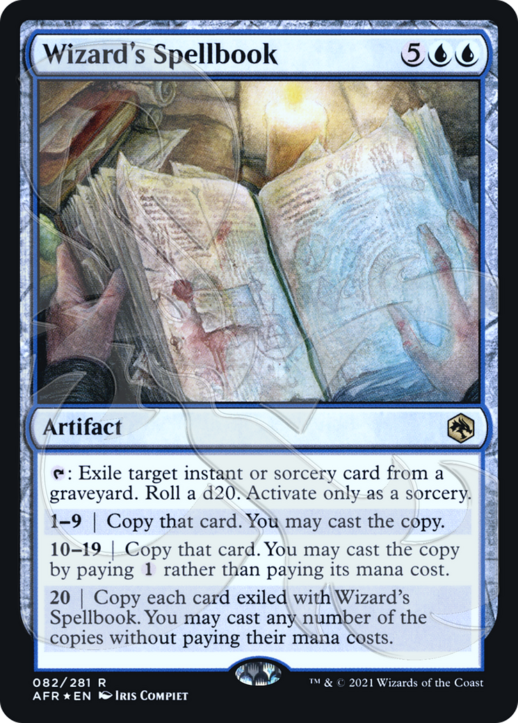 Wizard's Spellbook (PAFR-82A) - Adventures in the Forgotten Realms Promos Foil - Premium MTG Single from Wizards of the Coast - Just $3! Shop now at Game Crave Tournament Store