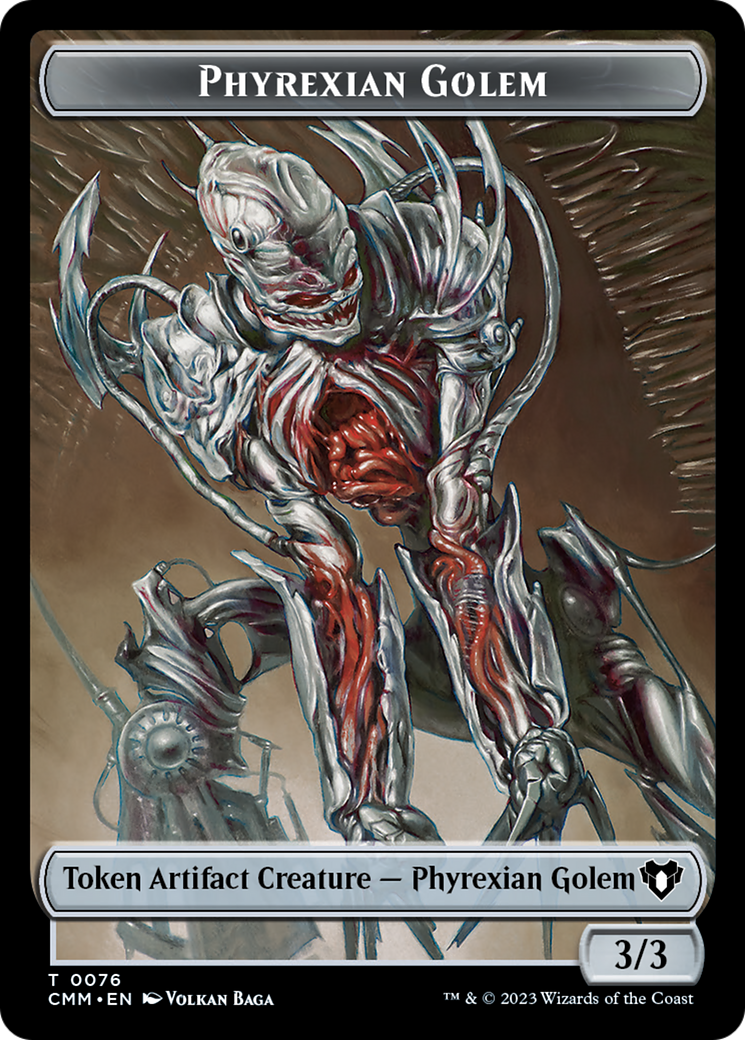 Phyrexian Golem (TCMM-076) - Commander Masters Tokens - Premium MTG Single from Wizards of the Coast - Just $0! Shop now at Game Crave Tournament Store