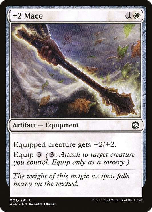 +2 Mace (AFR-001) - Adventures in the Forgotten Realms Foil - Premium MTG Single from Wizards of the Coast - Just $0.08! Shop now at Game Crave Tournament Store