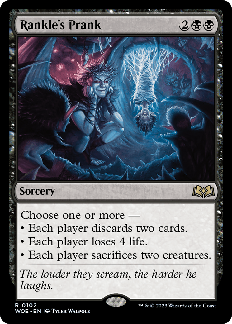 Rankle's Prank (WOE-102) - Wilds of Eldraine Foil - Premium MTG Single from Wizards of the Coast - Just $0.08! Shop now at Game Crave Tournament Store