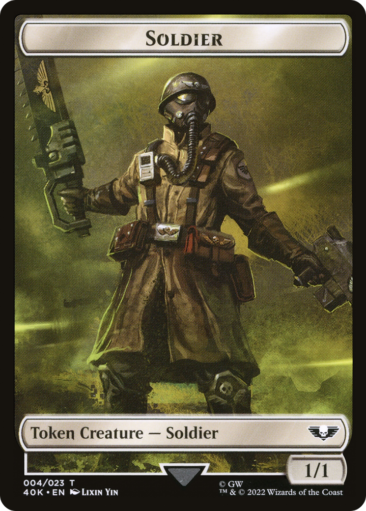 Soldier (T40K-004) - Warhammer 40,000 Tokens - Premium MTG Single from Wizards of the Coast - Just $0! Shop now at Game Crave Tournament Store