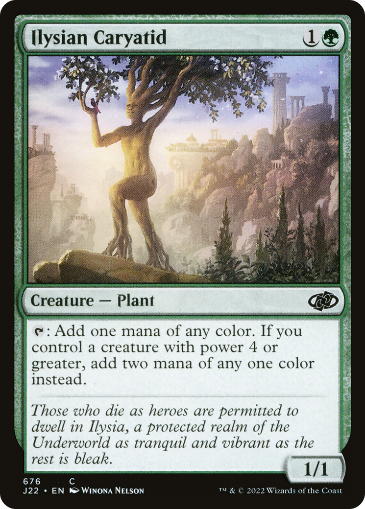 Ilysian Caryatid (J22-676) - Jumpstart 2022 - Premium MTG Single from Wizards of the Coast - Just $0.25! Shop now at Game Crave Tournament Store