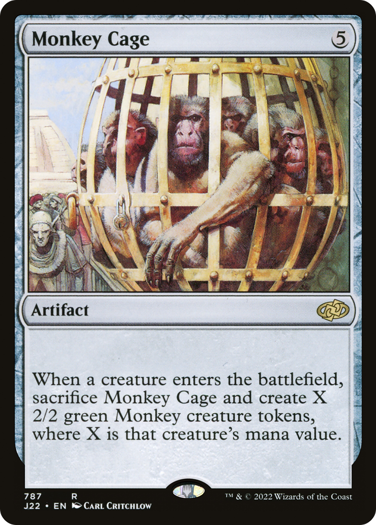 Monkey Cage (J22-787) - Jumpstart 2022 - Premium MTG Single from Wizards of the Coast - Just $0.16! Shop now at Game Crave Tournament Store