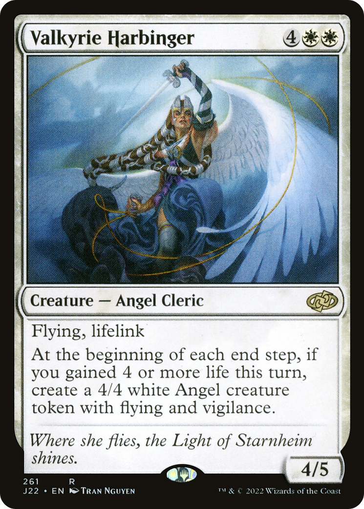 Valkyrie Harbinger (J22-261) - Jumpstart 2022 - Premium MTG Single from Wizards of the Coast - Just $0.28! Shop now at Game Crave Tournament Store
