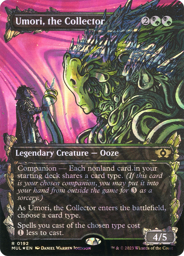 Umori, the Collector (MUL-192) - Multiverse Legends: (Showcase) (Borderless) Foil - Premium MTG Single from Wizards of the Coast - Just $1.30! Shop now at Game Crave Tournament Store