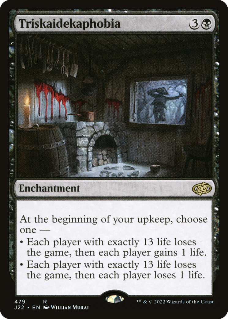 Triskaidekaphobia (J22-479) - Jumpstart 2022 - Premium MTG Single from Wizards of the Coast - Just $0.25! Shop now at Game Crave Tournament Store