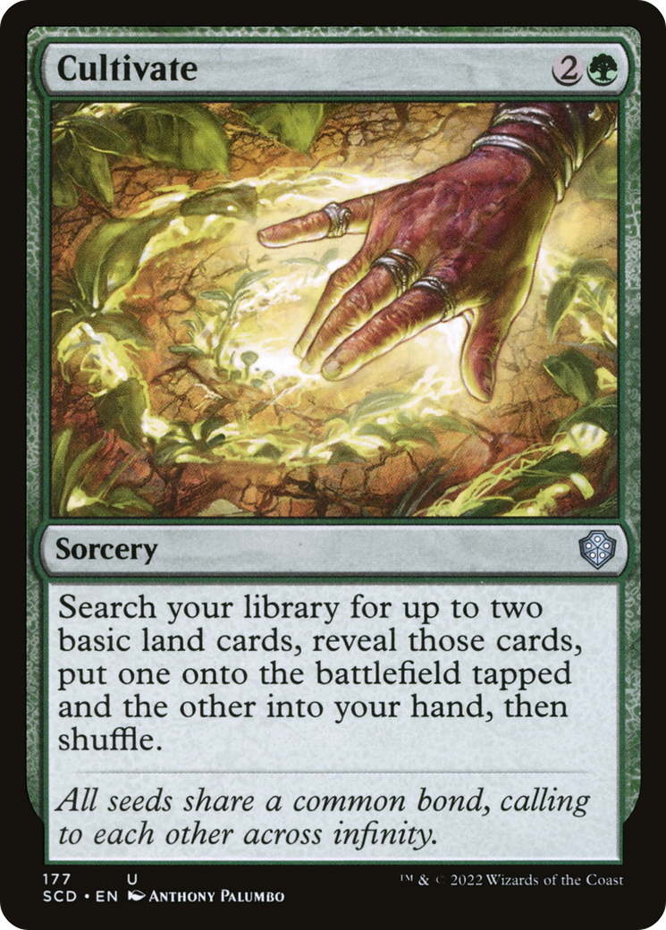 Cultivate (SCD-177) - Starter Commander Decks - Premium MTG Single from Wizards of the Coast - Just $0.14! Shop now at Game Crave Tournament Store