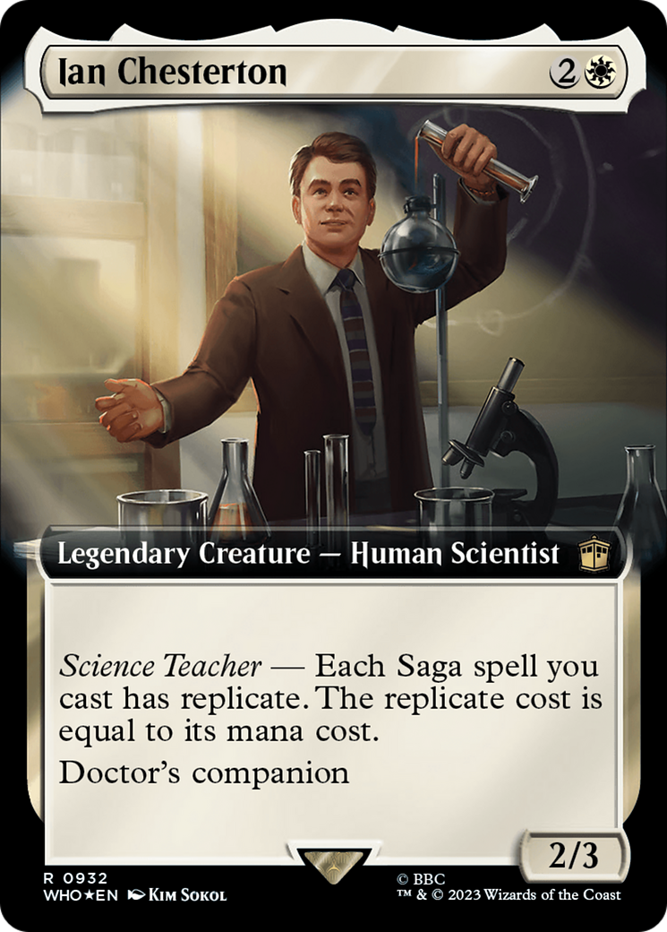 Ian Chesterton (WHO-932) - Doctor Who: (Extended Art) Foil - Premium MTG Single from Wizards of the Coast - Just $0.18! Shop now at Game Crave Tournament Store