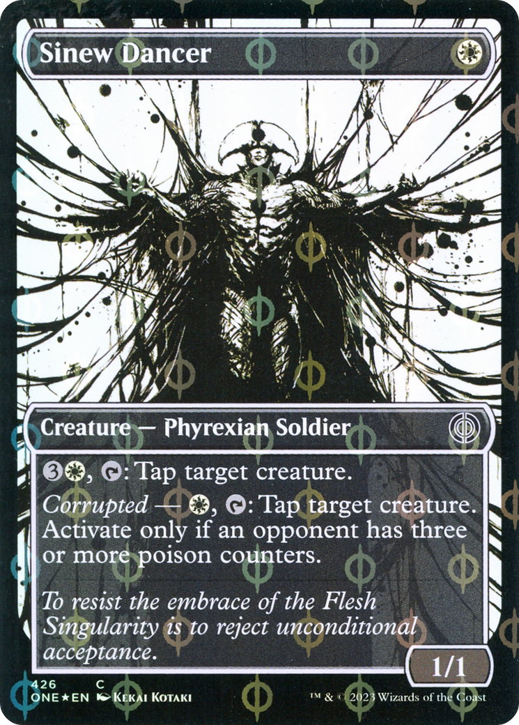 Sinew Dancer (ONE-426) - Phyrexia: All Will Be One: (Showcase) Foil - Premium MTG Single from Wizards of the Coast - Just $0.25! Shop now at Game Crave Tournament Store