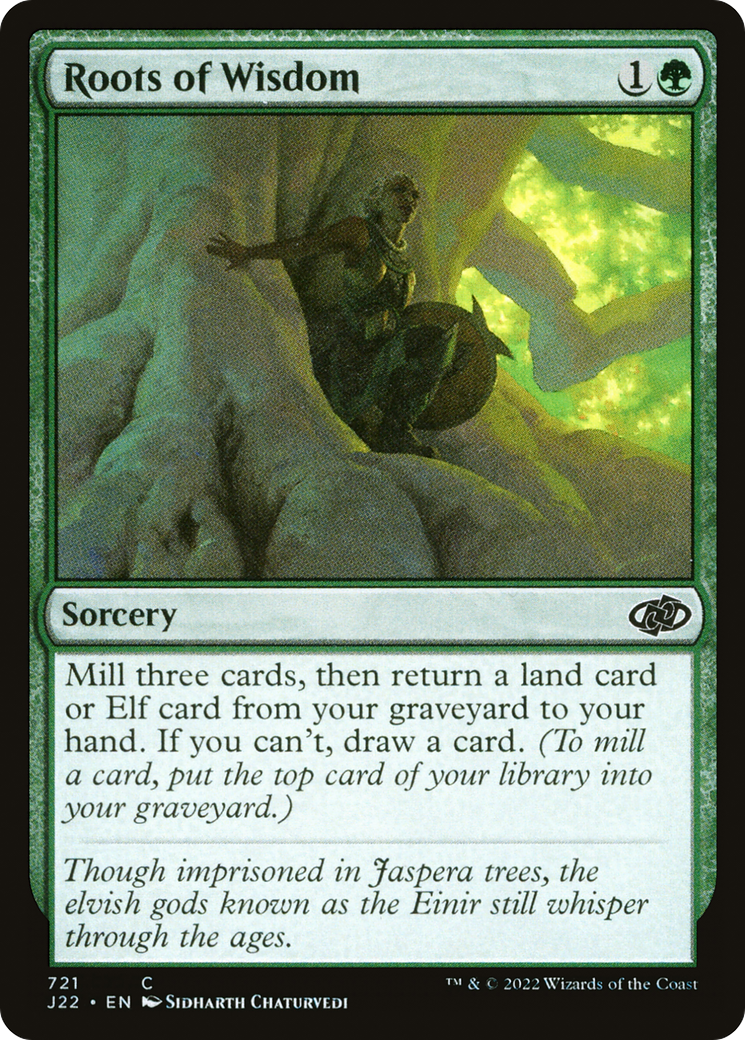 Roots of Wisdom (J22-721) - Jumpstart 2022 - Premium MTG Single from Wizards of the Coast - Just $0.08! Shop now at Game Crave Tournament Store