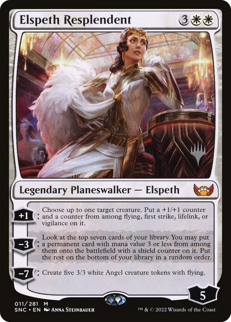 Elspeth Resplendent (PSNC-11P) - Streets of New Capenna Promos Foil - Premium MTG Single from Wizards of the Coast - Just $2.06! Shop now at Game Crave Tournament Store
