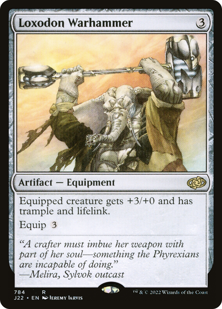 Loxodon Warhammer (J22-784) - Jumpstart 2022 - Premium MTG Single from Wizards of the Coast - Just $0.59! Shop now at Game Crave Tournament Store