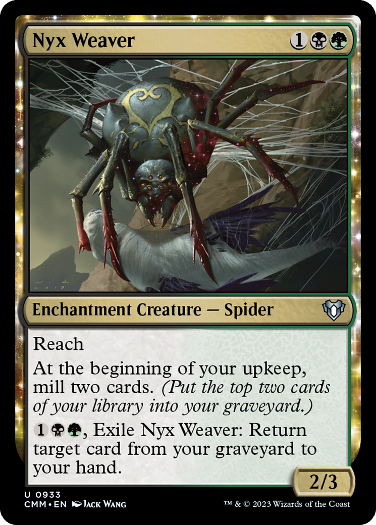Nyx Weaver (CMM-933) - Commander Masters - Premium MTG Single from Wizards of the Coast - Just $0.08! Shop now at Game Crave Tournament Store