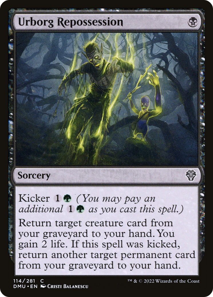 Urborg Repossession (DMU-114) - Dominaria United - Premium MTG Single from Wizards of the Coast - Just $0.08! Shop now at Game Crave Tournament Store