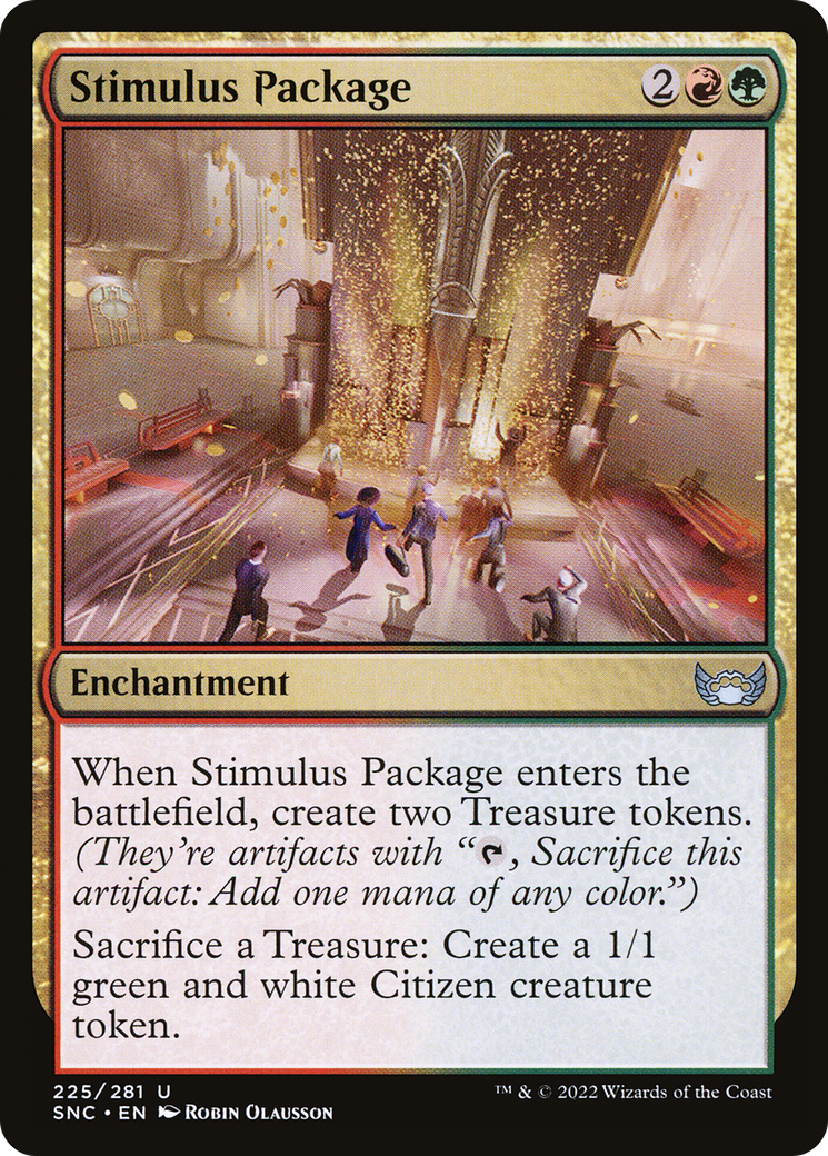 Stimulus Package (SNC-225) - Streets of New Capenna - Premium MTG Single from Wizards of the Coast - Just $0.08! Shop now at Game Crave Tournament Store