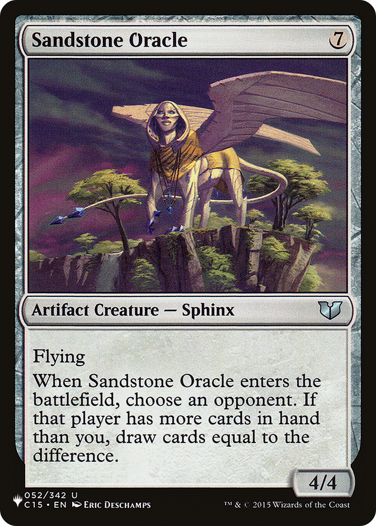 Sandstone Oracle (PCTB-057) - From Cute to Brute - Premium MTG Single from Wizards of the Coast - Just $0.08! Shop now at Game Crave Tournament Store