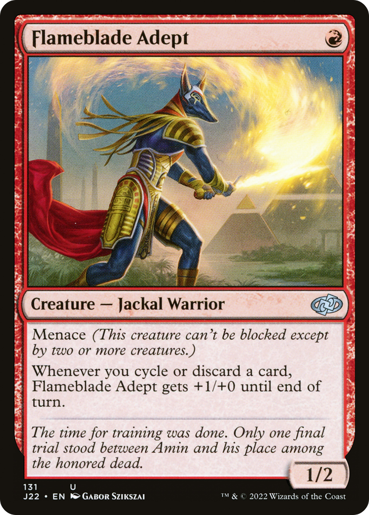Flameblade Adept (J22-131) - Jumpstart 2022 - Premium MTG Single from Wizards of the Coast - Just $0.08! Shop now at Game Crave Tournament Store