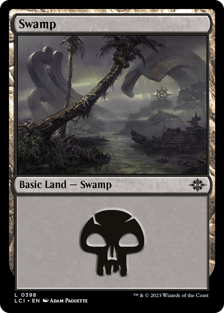 Swamp (LCI-398) - The Lost Caverns of Ixalan - Premium MTG Single from Wizards of the Coast - Just $0.08! Shop now at Game Crave Tournament Store