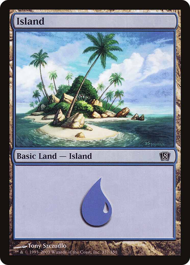 Island (8ED-337★) - Eighth Edition Foil - Premium MTG Single from Wizards of the Coast - Just $1.70! Shop now at Game Crave Tournament Store