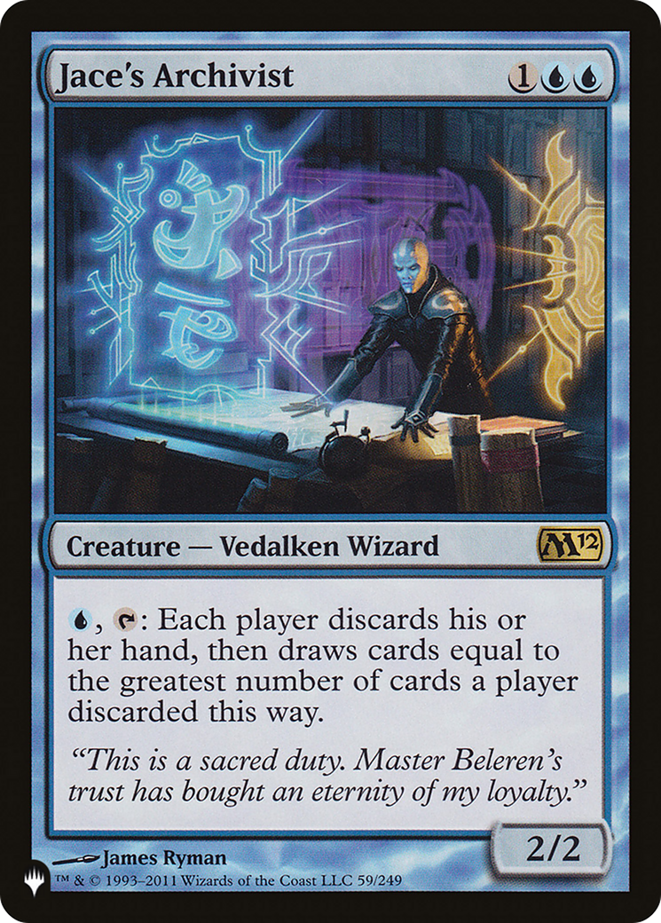 Jace's Archivist (PLIST-1182) - The List - Premium MTG Single from Wizards of the Coast - Just $4.84! Shop now at Game Crave Tournament Store