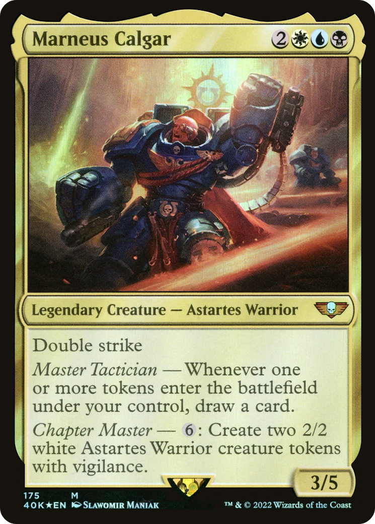 Marneus Calgar (40K-175) - Warhammer 40,000 Commander Foil - Premium MTG Single from Wizards of the Coast - Just $5.74! Shop now at Game Crave Tournament Store