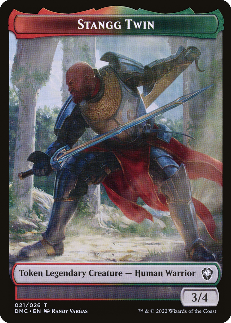 Stangg Twin (TDMU-021) - Dominaria United Tokens - Premium MTG Single from Wizards of the Coast - Just $0! Shop now at Game Crave Tournament Store
