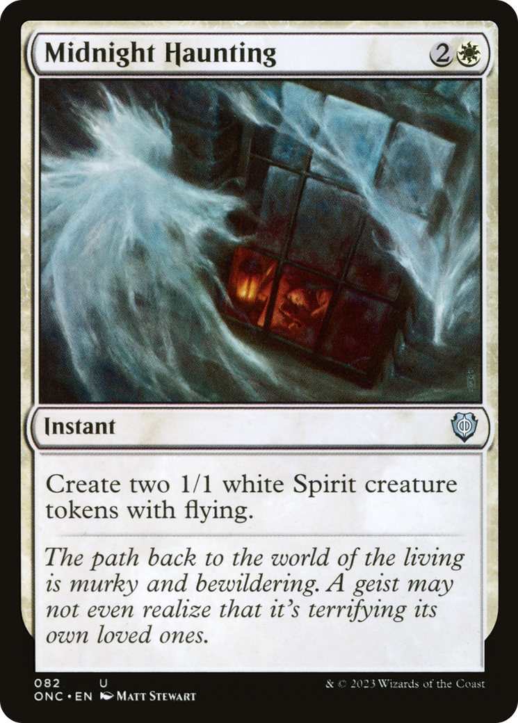Midnight Haunting (ONC-082) - Phyrexia: All Will Be One Commander - Premium MTG Single from Wizards of the Coast - Just $0.08! Shop now at Game Crave Tournament Store