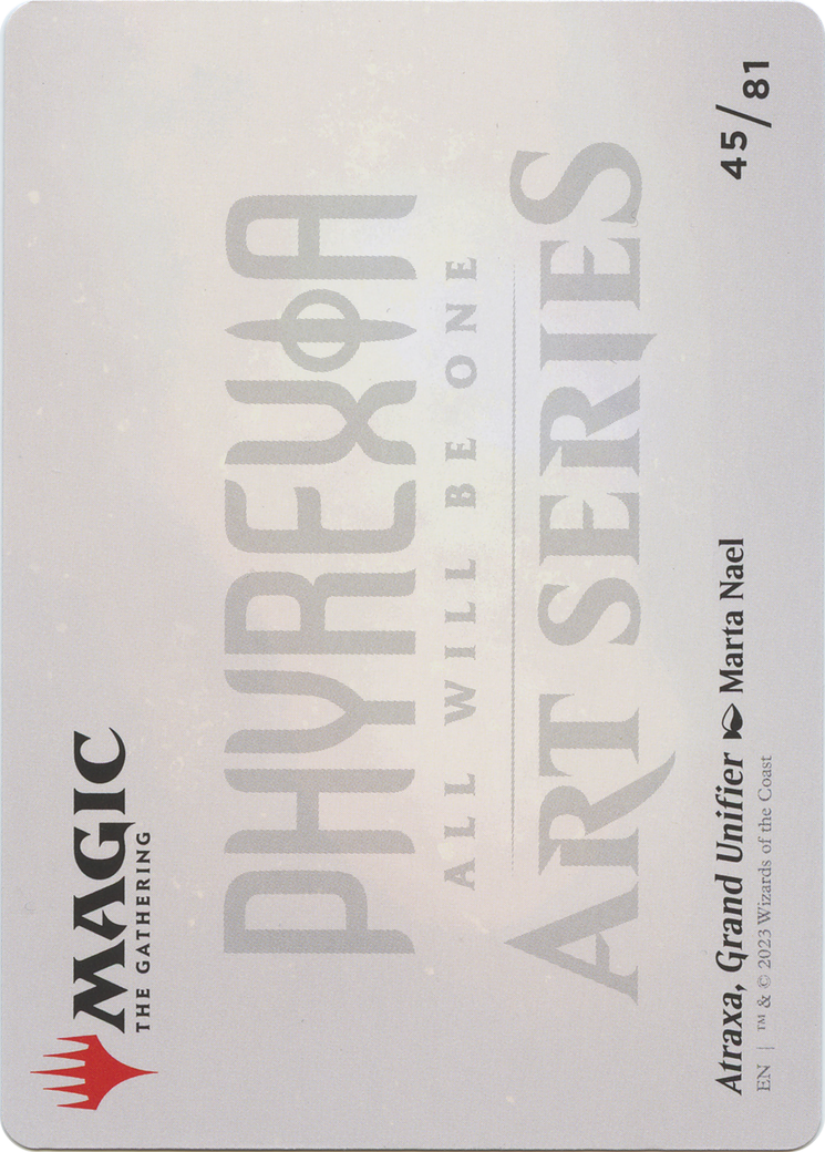 Atraxa, Grand Unifier // Atraxa, Grand Unifier (AONE-045) - Phyrexia: All Will Be One Art Series (Borderless) Foil - Premium MTG Single from Wizards of the Coast - Just $0! Shop now at Game Crave Tournament Store