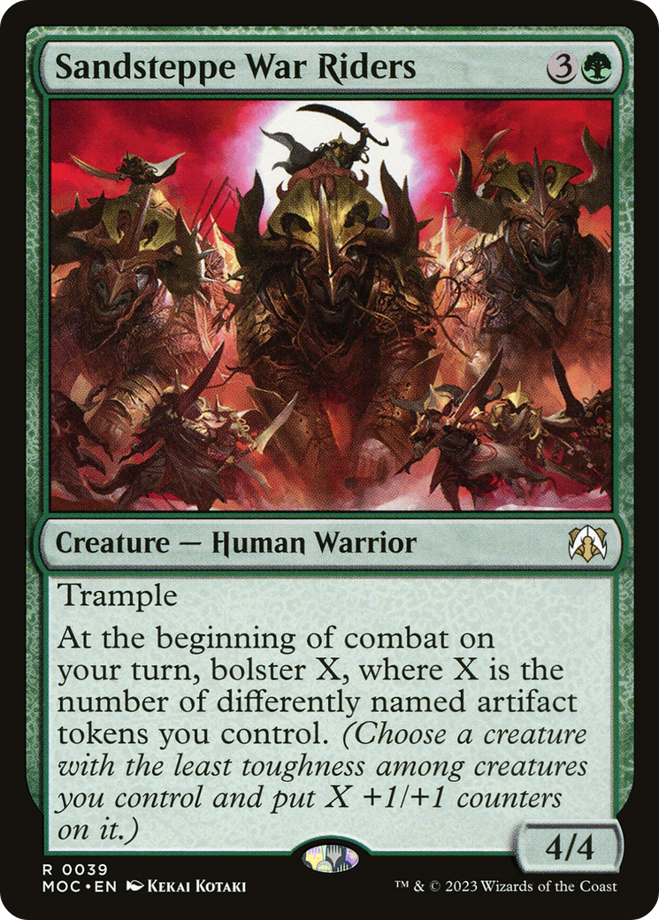 Sandsteppe War Riders (MOC-039) - March of the Machine Commander - Premium MTG Single from Wizards of the Coast - Just $0.08! Shop now at Game Crave Tournament Store