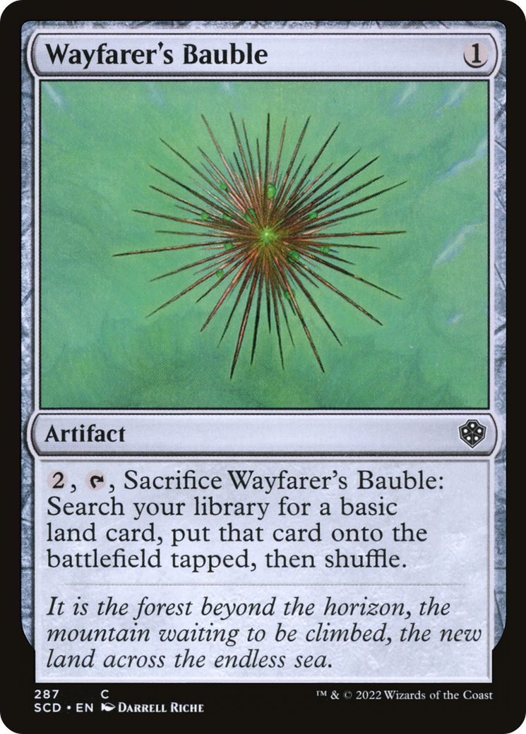 Wayfarer's Bauble (SCD-287) - Starter Commander Decks - Premium MTG Single from Wizards of the Coast - Just $0.08! Shop now at Game Crave Tournament Store