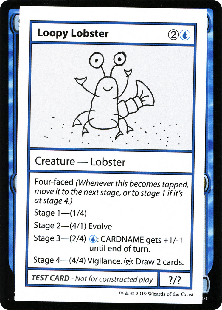 Loopy Lobster (CMB2-026) - Mystery Booster Playtest Cards 2021 - Premium MTG Single from Wizards of the Coast - Just $0.08! Shop now at Game Crave Tournament Store