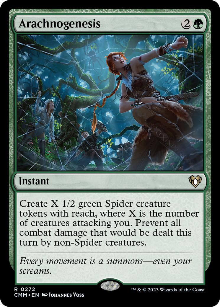 Arachnogenesis (CMM-272) - Commander Masters - Premium MTG Single from Wizards of the Coast - Just $0.56! Shop now at Game Crave Tournament Store