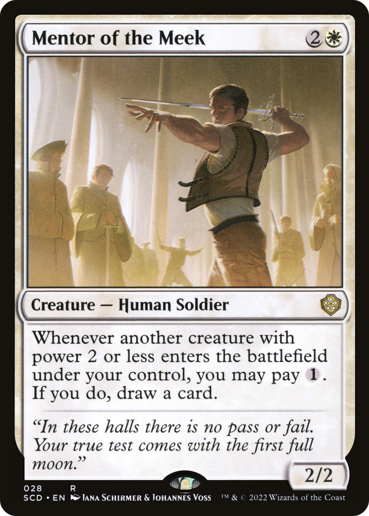 Mentor of the Meek (SCD-028) - Starter Commander Decks - Premium MTG Single from Wizards of the Coast - Just $0.08! Shop now at Game Crave Tournament Store