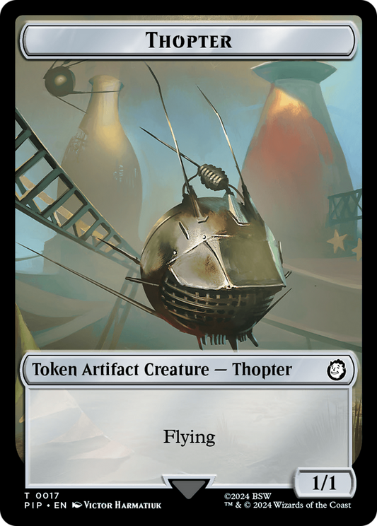 Thopter (TPIP-017) - Fallout Tokens - Premium MTG Single from Wizards of the Coast - Just $0! Shop now at Game Crave Tournament Store