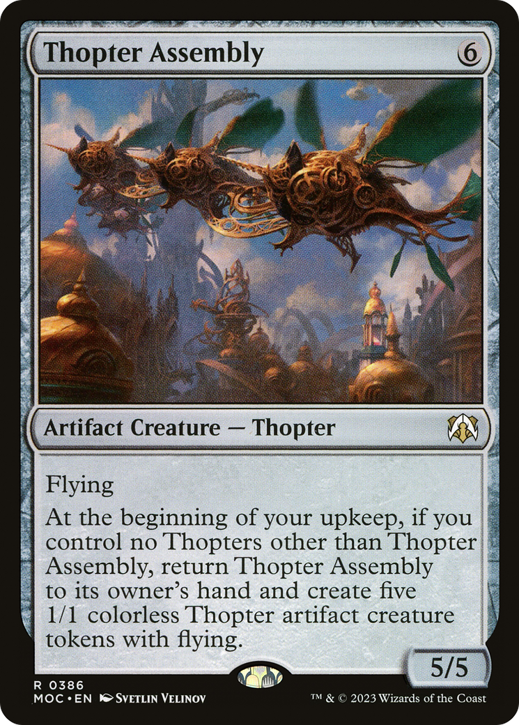 Thopter Assembly (MOC-386) - March of the Machine Commander - Premium MTG Single from Wizards of the Coast - Just $0.08! Shop now at Game Crave Tournament Store